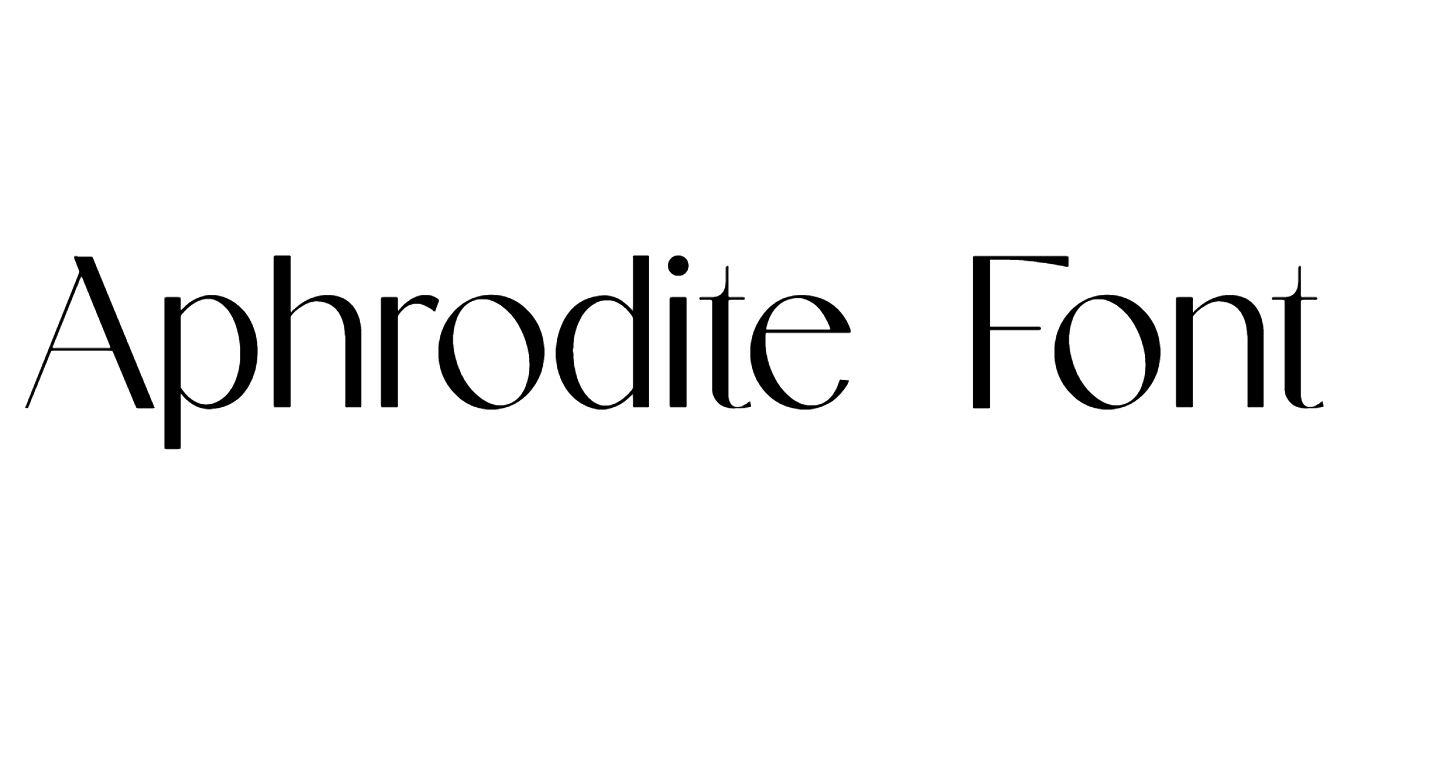 Aphrodite Font