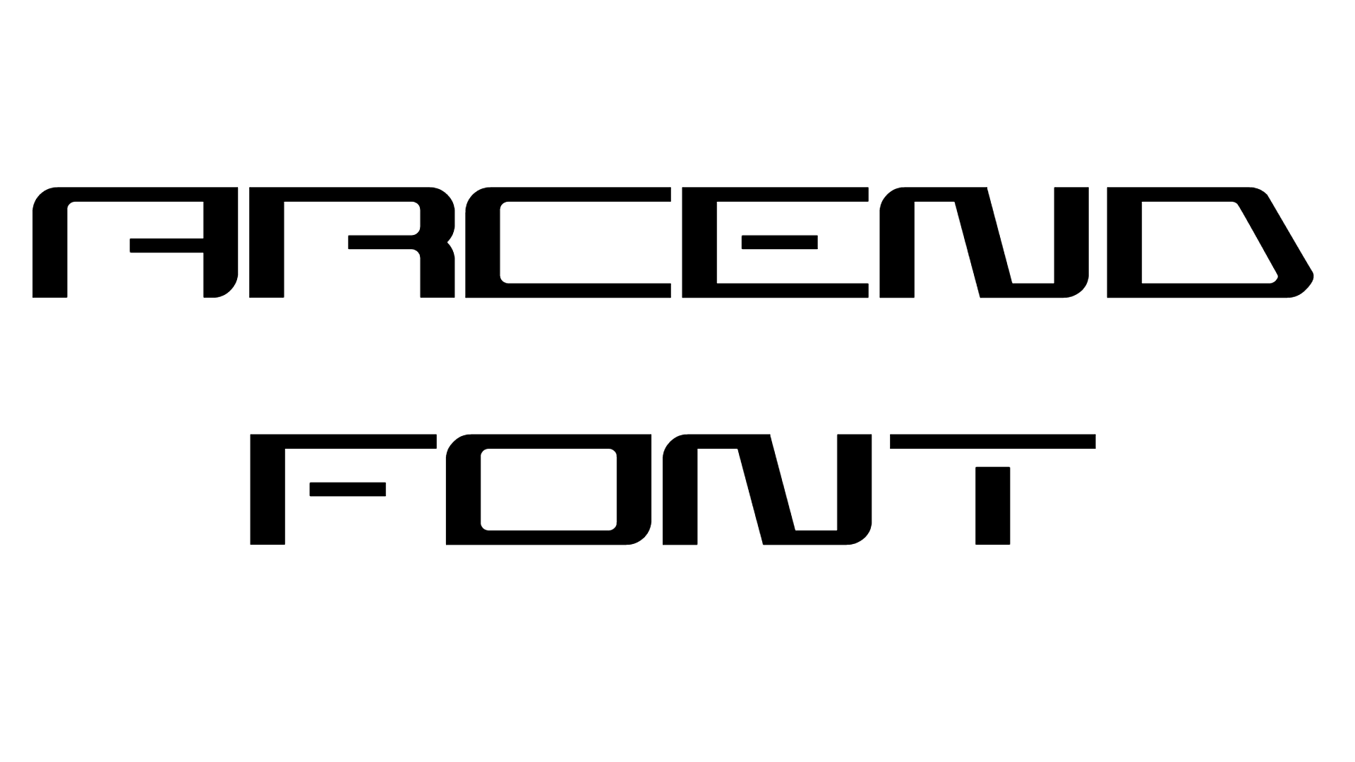 Arcend Font