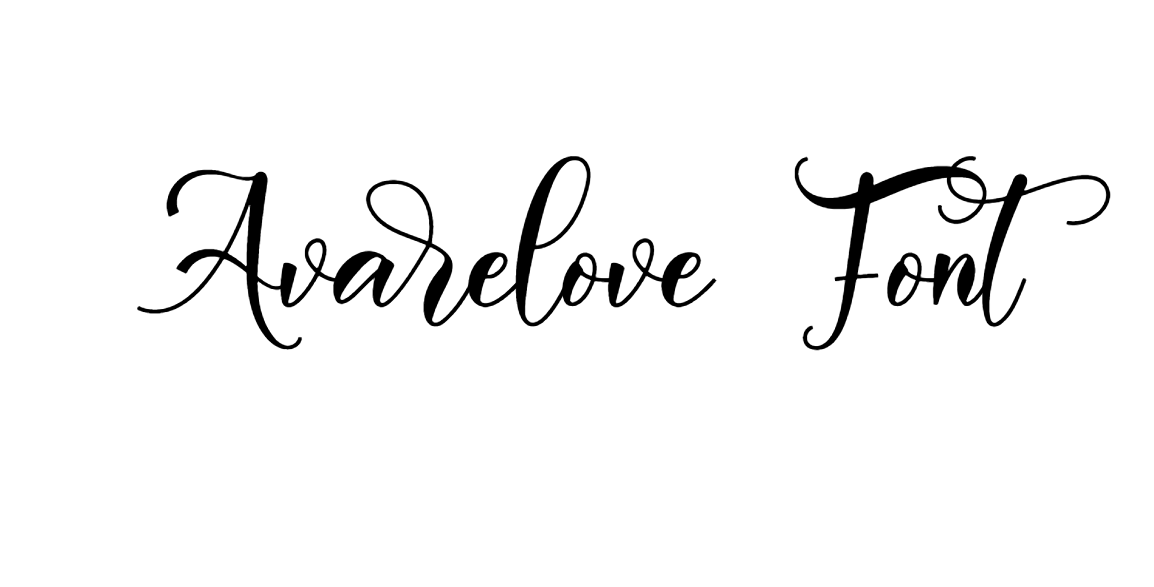 Avarelove Font