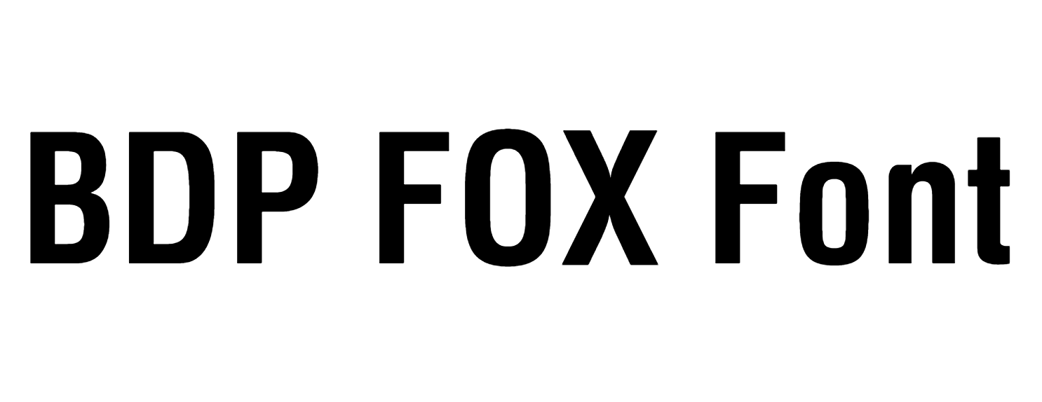 BDP FOX Font