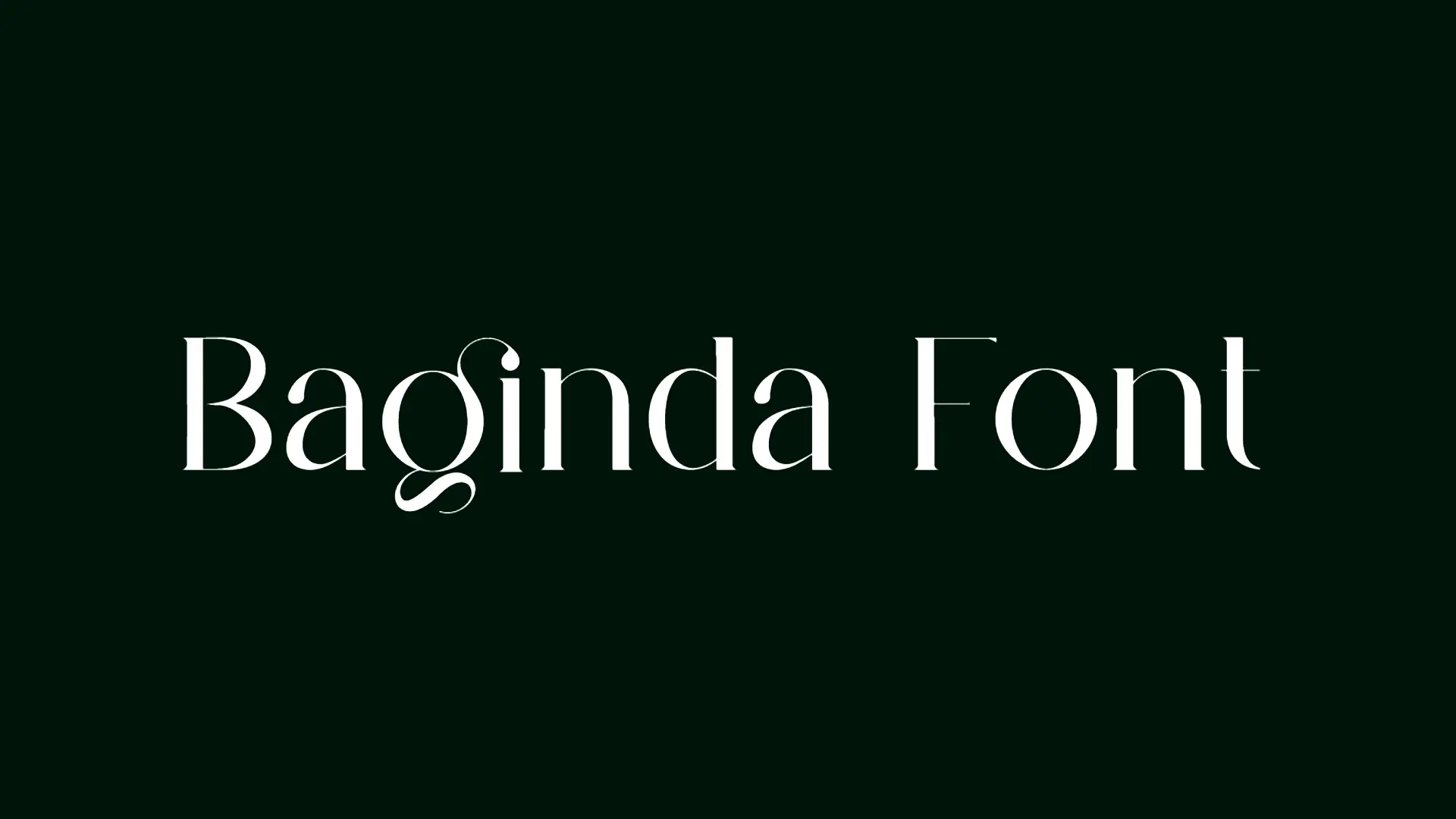 Baginda Font