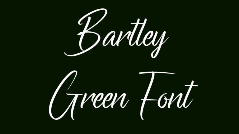 Bartley Green Font