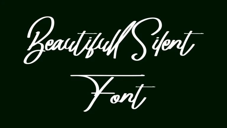 Beautifull Silent Font