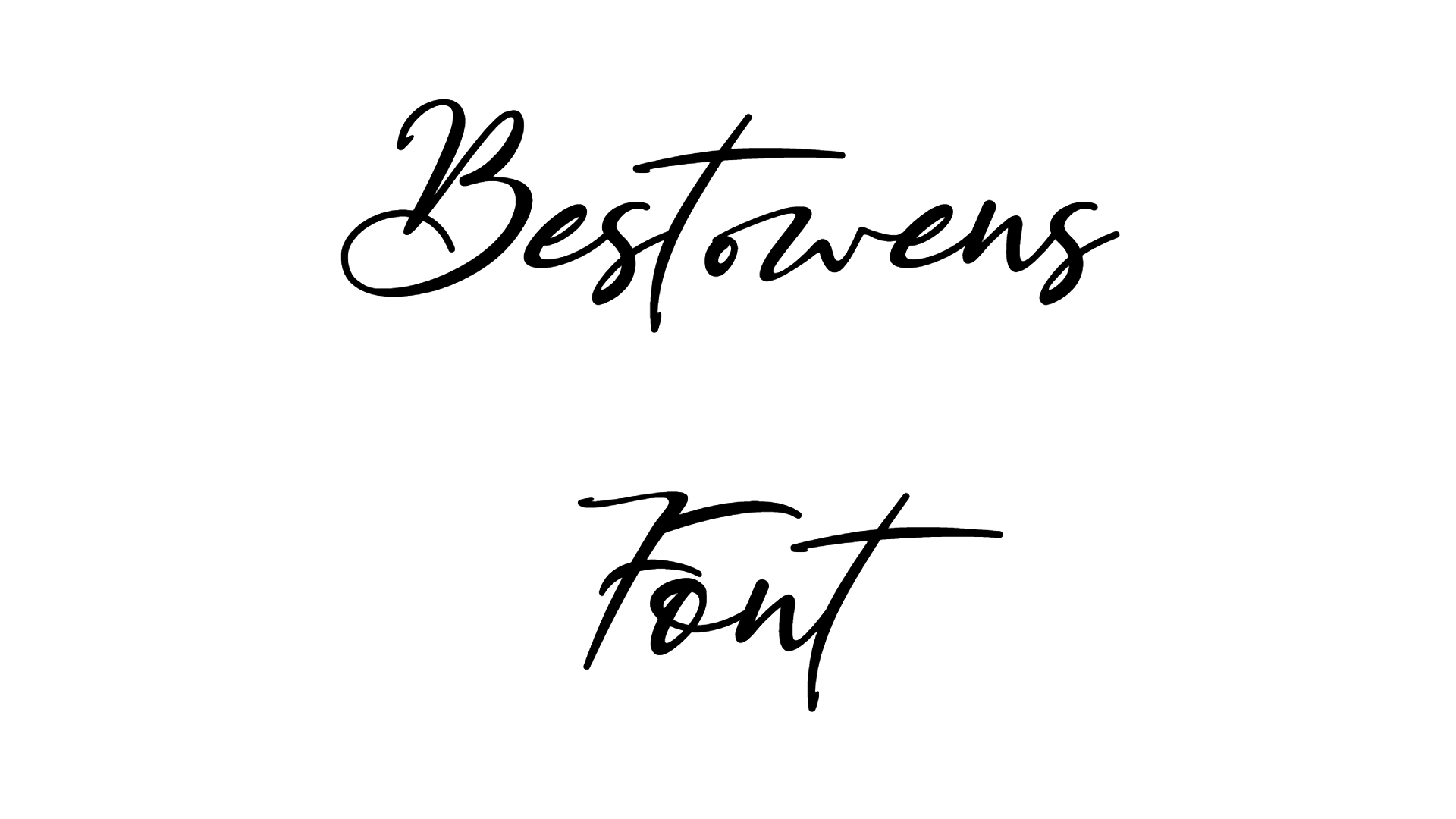 Bestowens Font