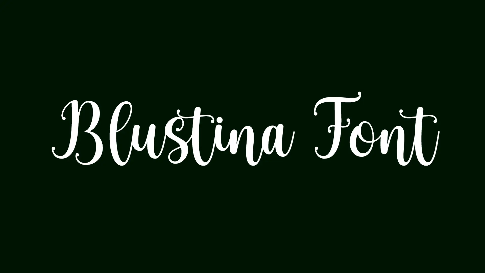 Blustina Font