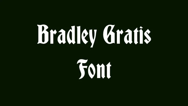 Bradley Gratis Font