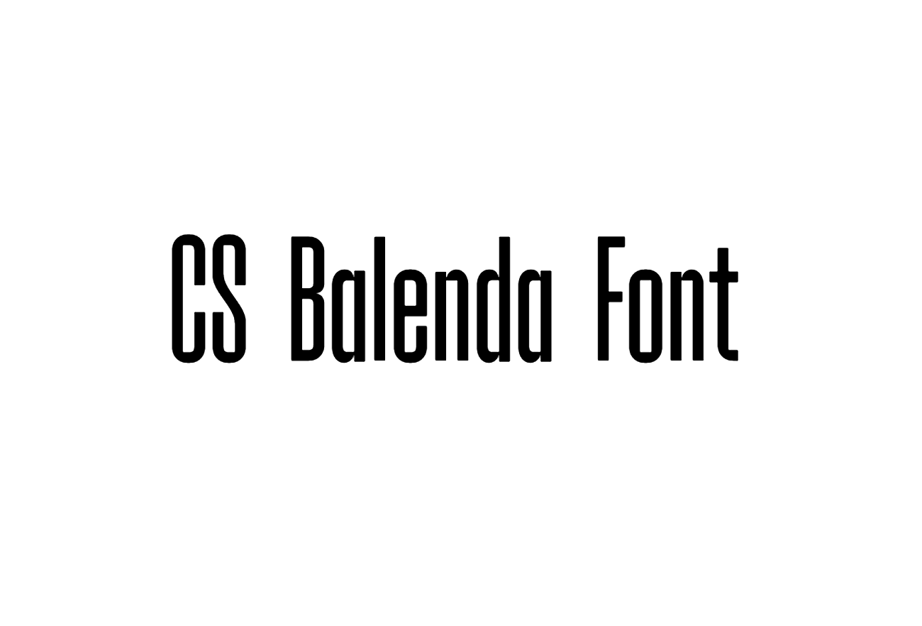 CS Balenda Font