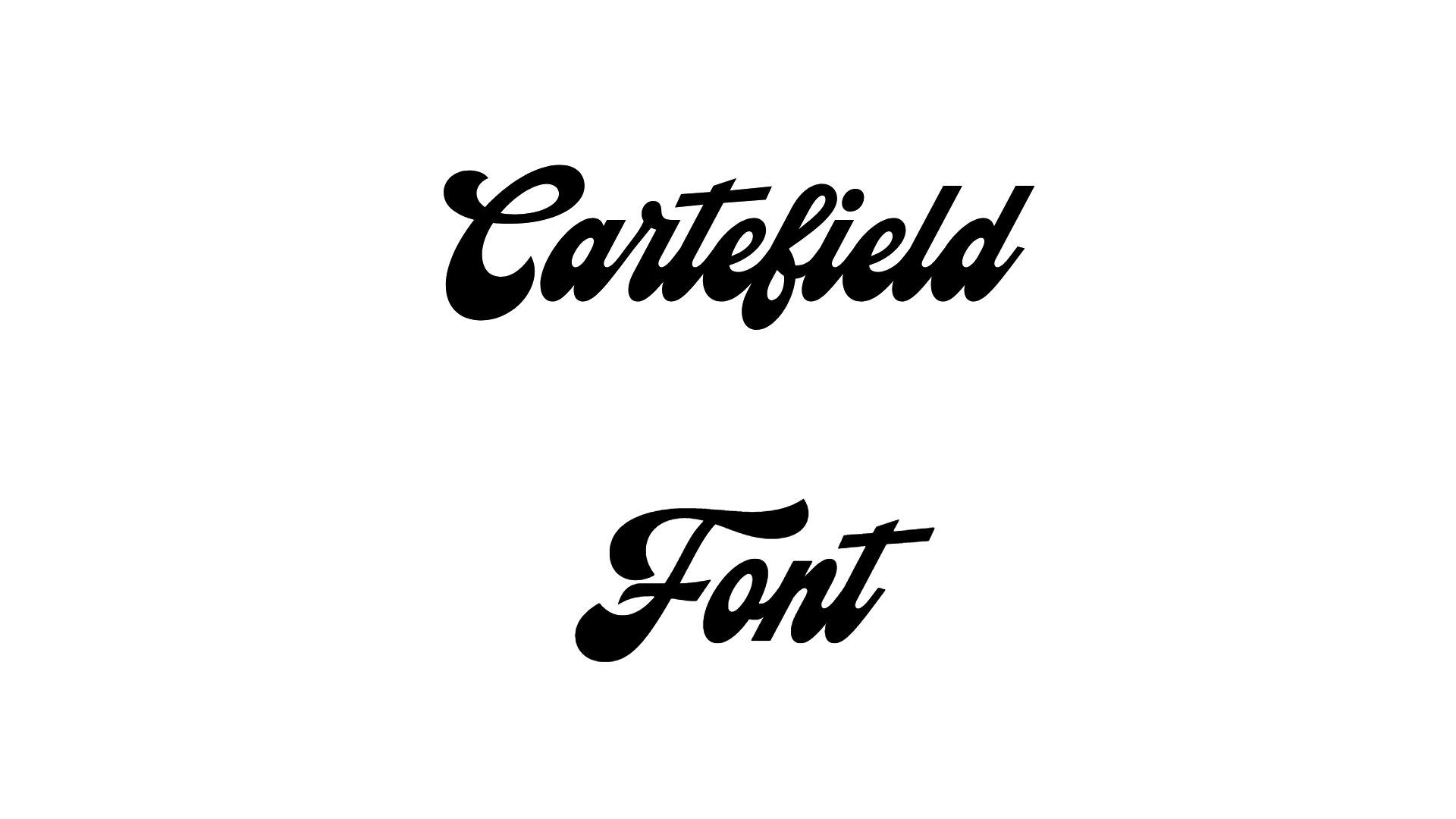 Cartefield Font