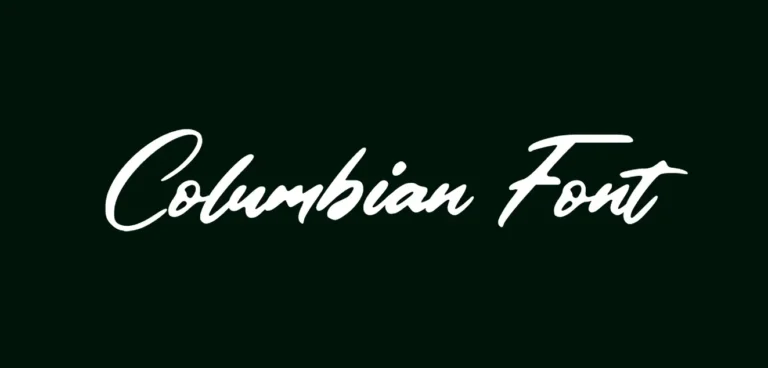 Columbian Font
