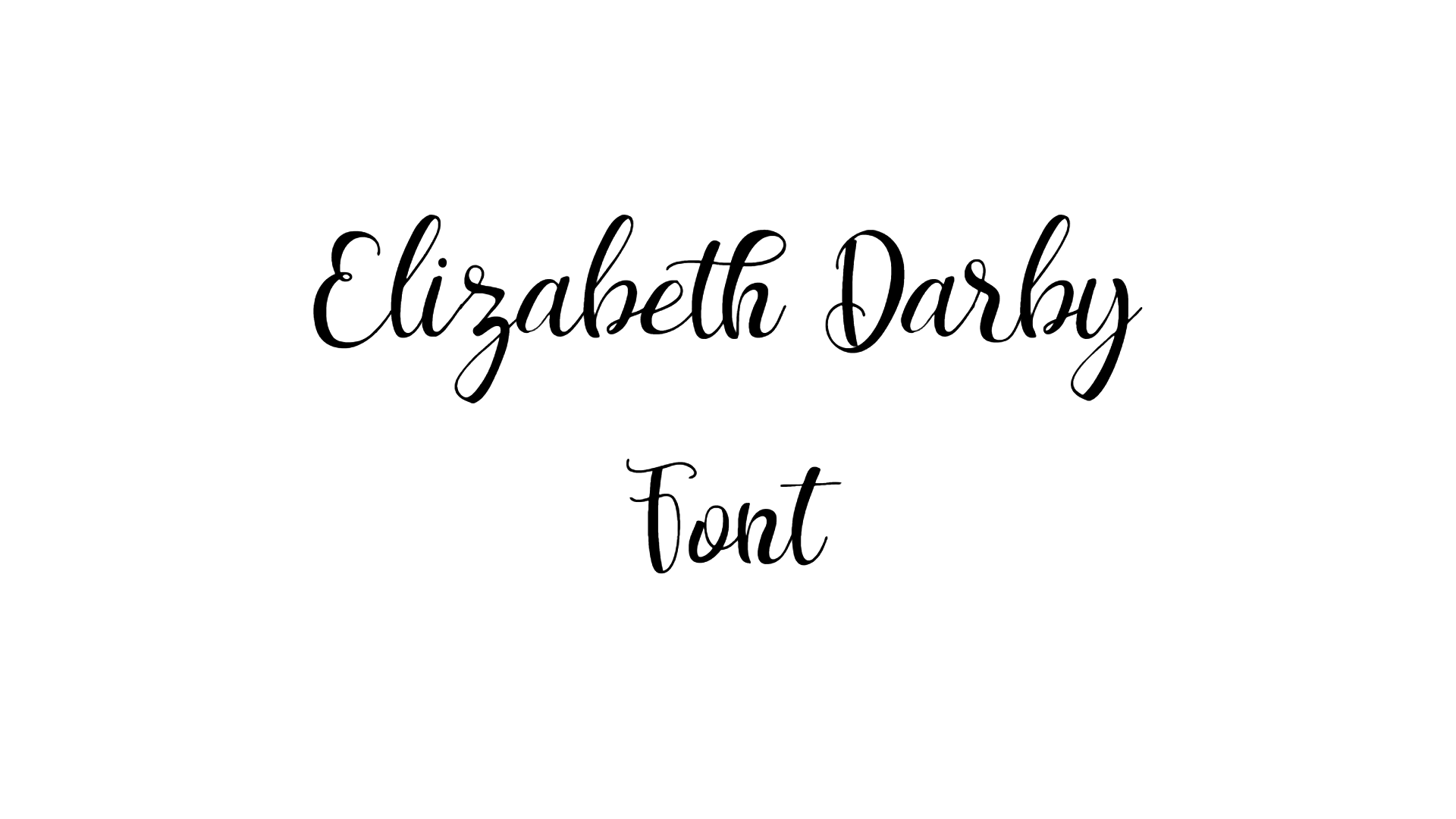 Elizabeth Darby Font