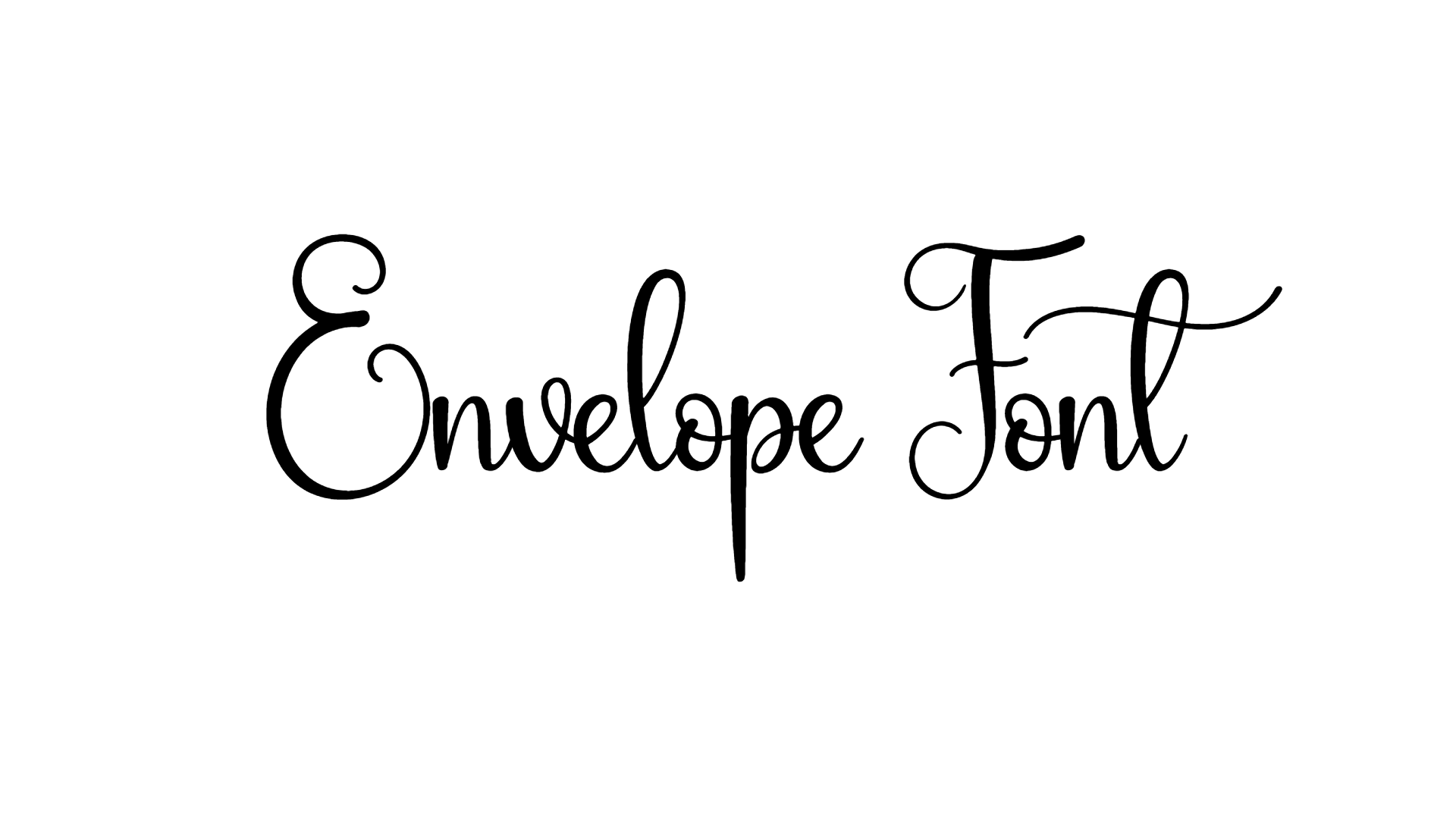 Envelope Font