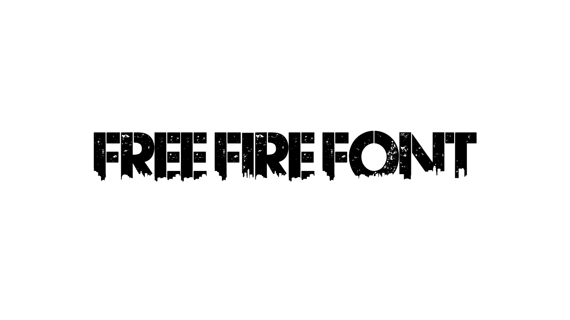Free Fire Font