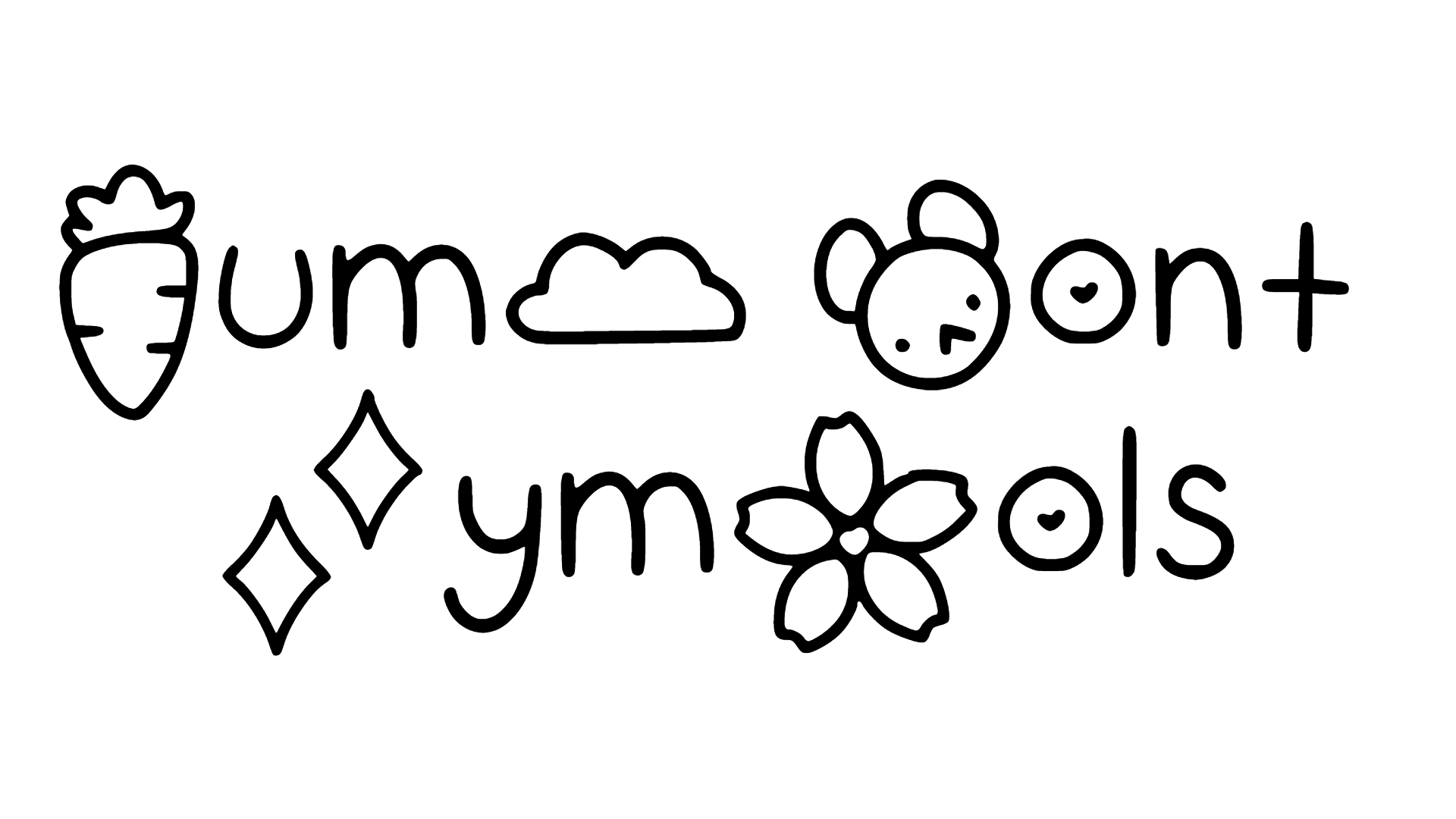 Gumi Font Symbols Font