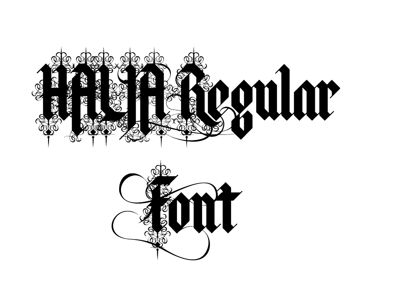 HALJA Regular Font