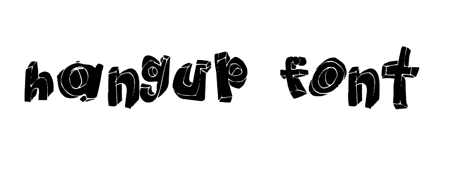 Hangup Font