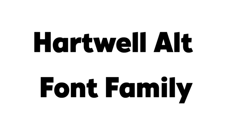 Hartwell Alt Font Family