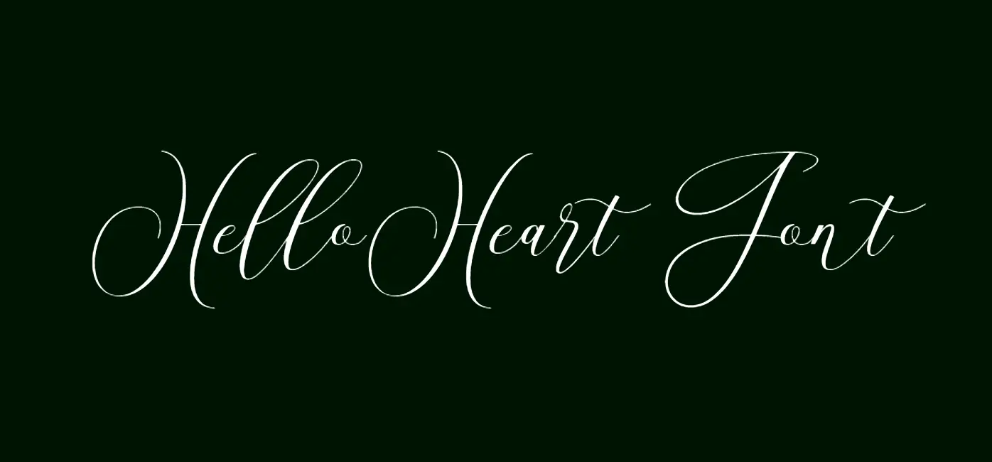 HelloHeart Font