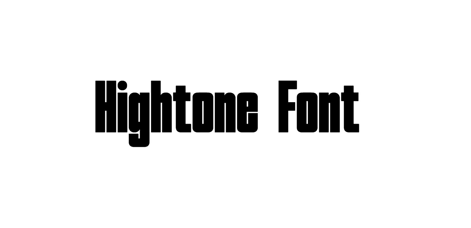 Hightone Font