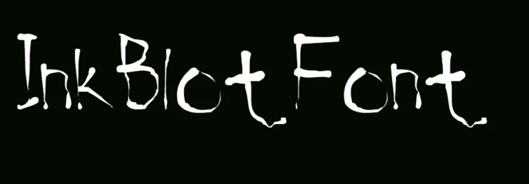 InkBlot Font