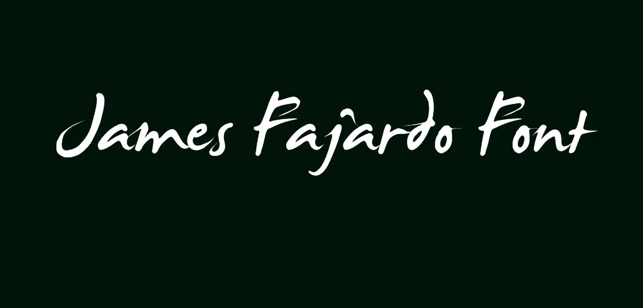 James Fajardo Font