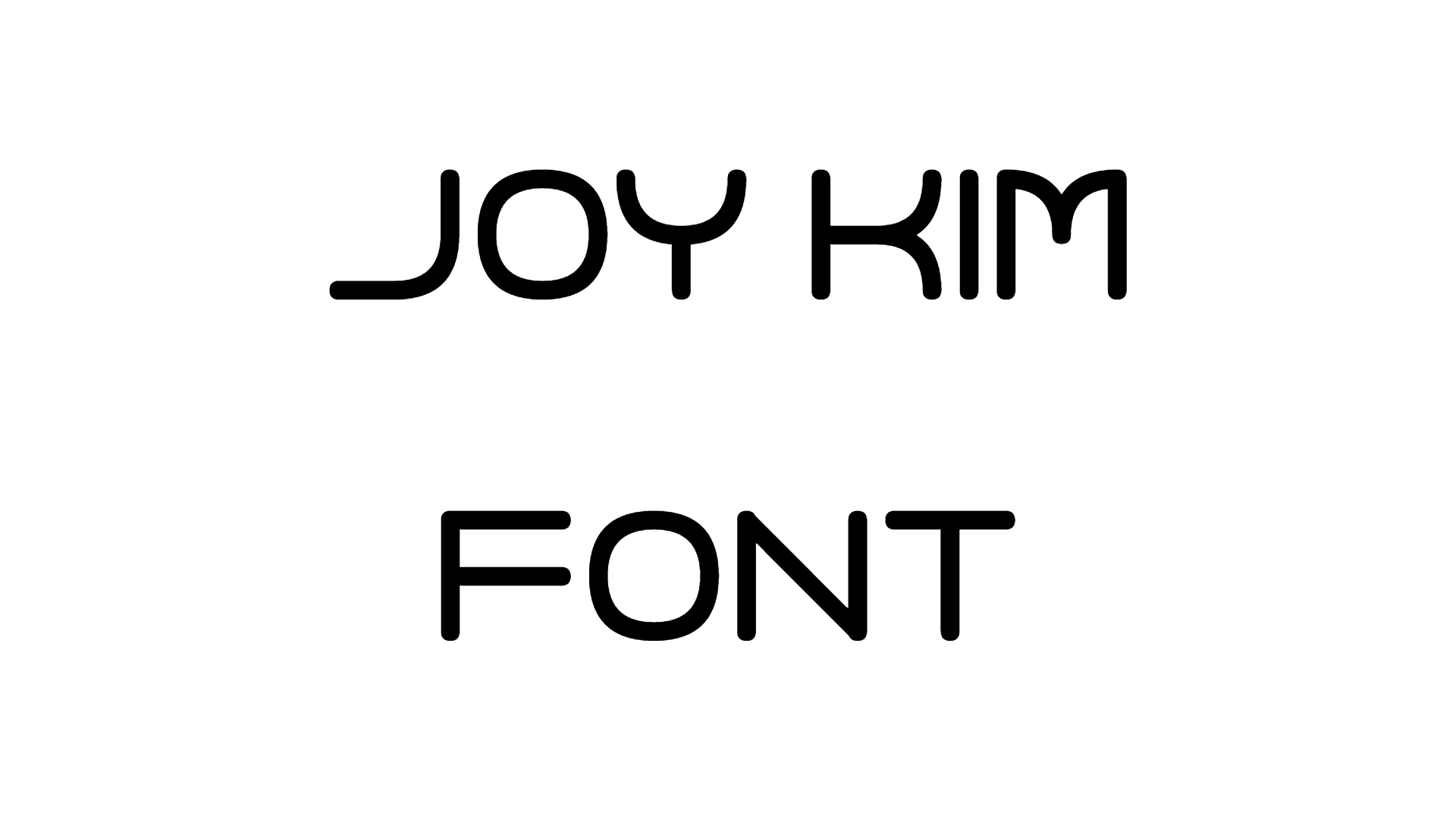 Joy Kim Font