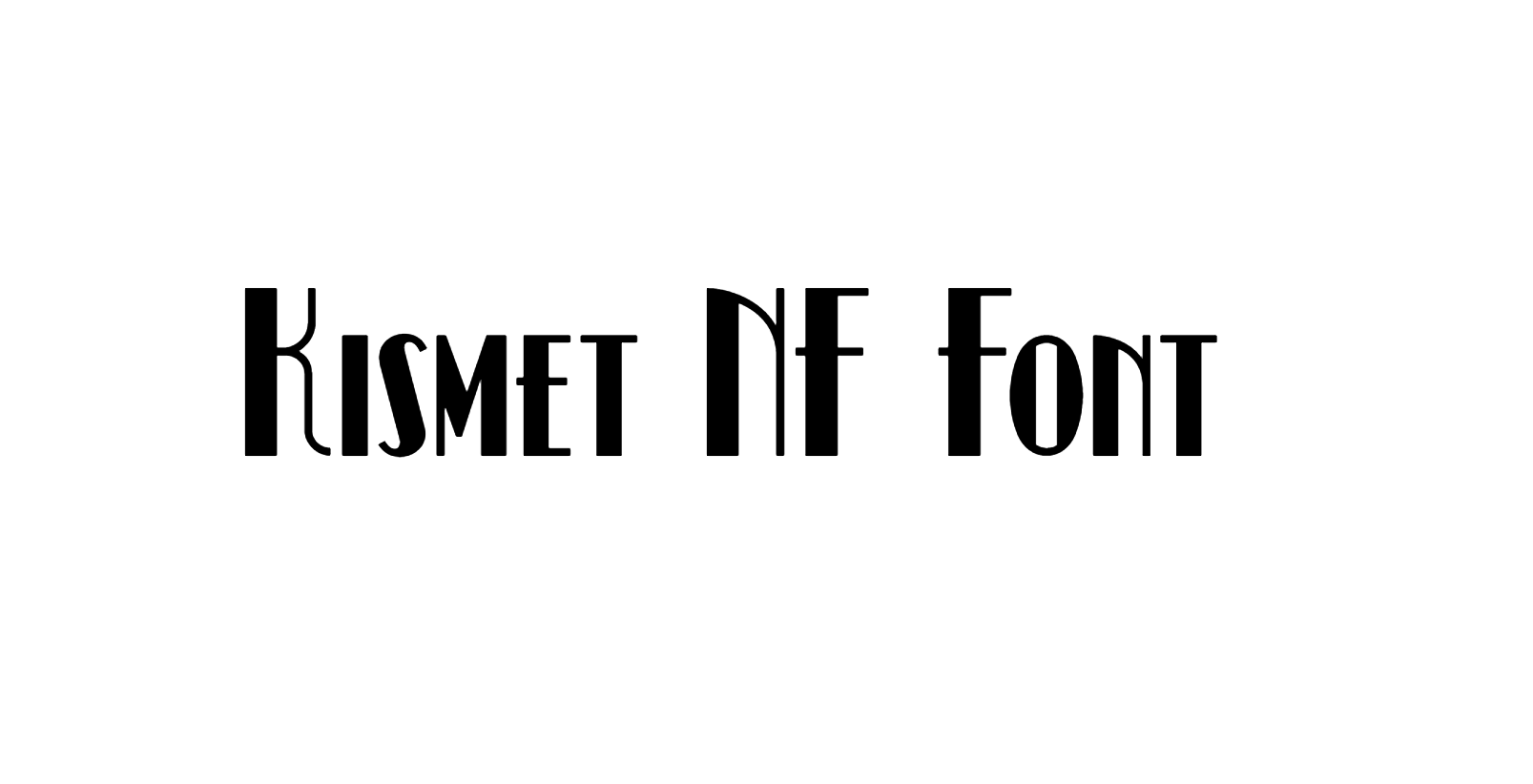 Kismet NF Font