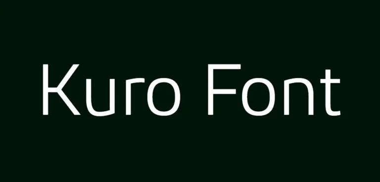Kuro Font