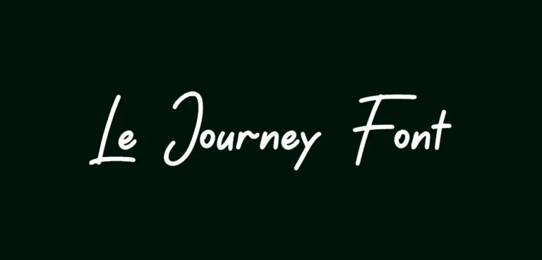 Le Journey Font