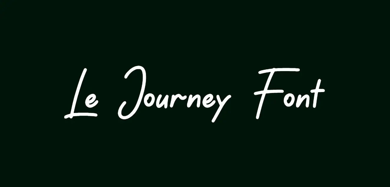 Le Journey Font