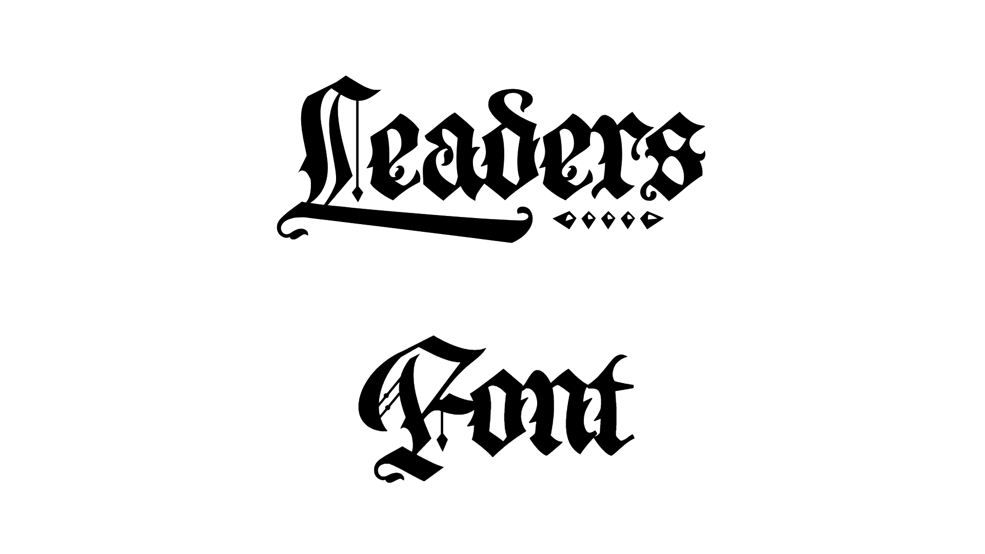 Leaders Font