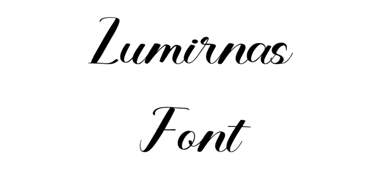 Lumirnas Font