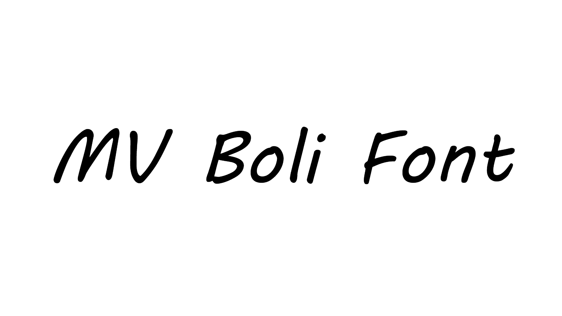 MV Boli Font
