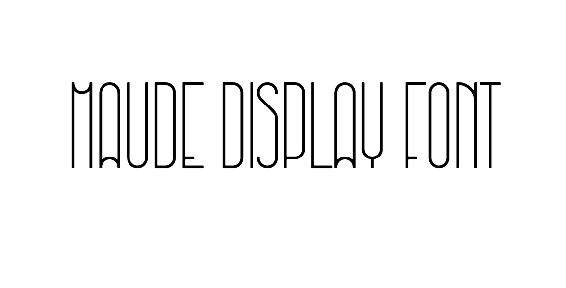 Maude Display Font