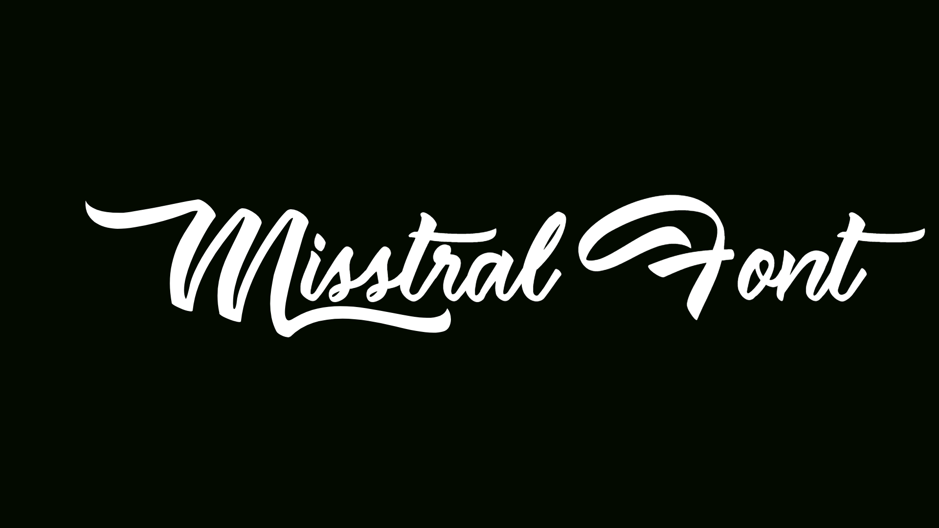 Misstral Font