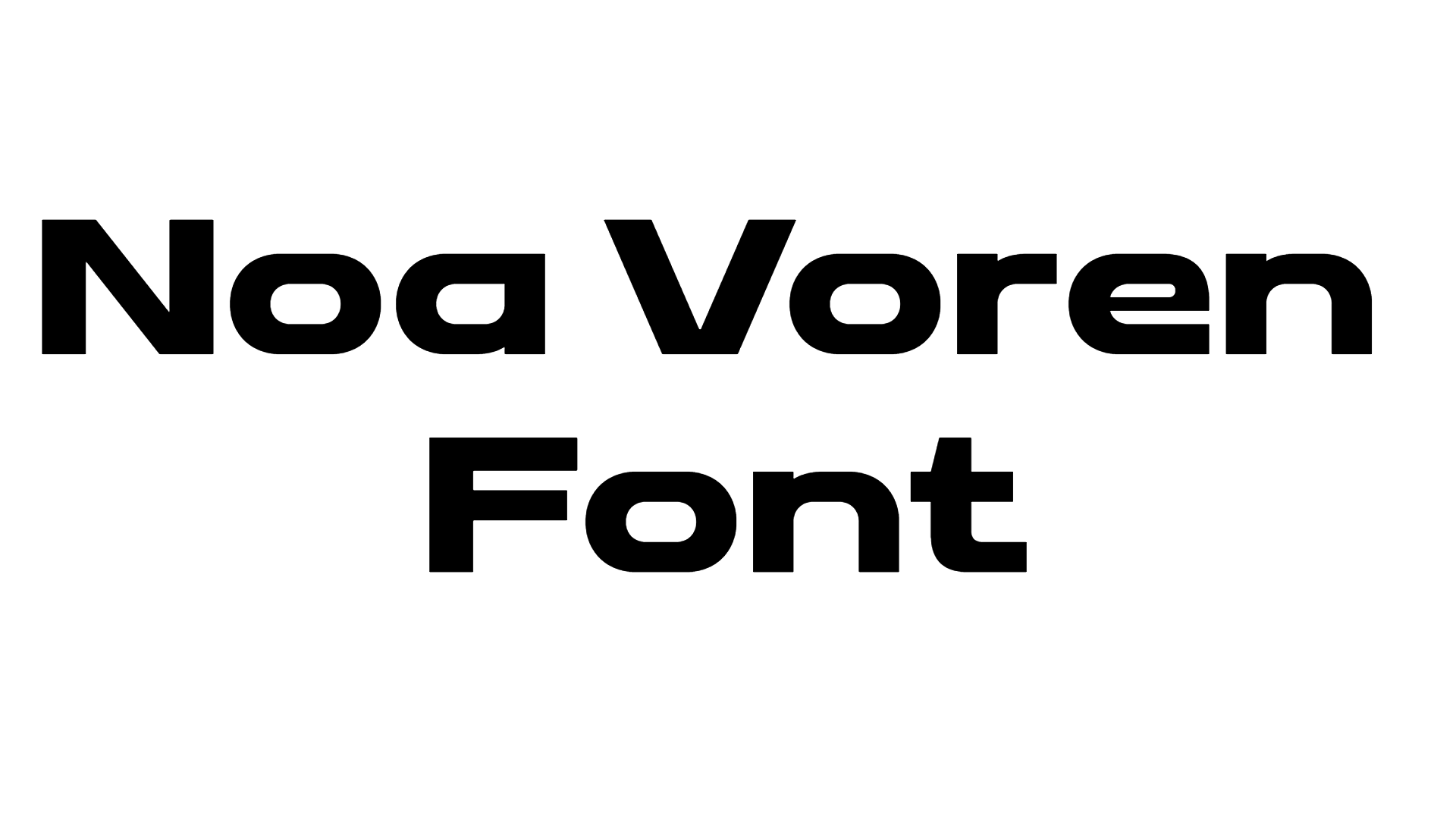 Noa Voren Font