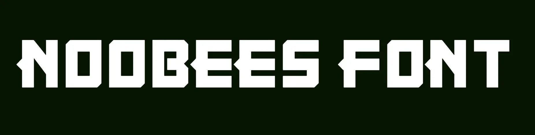 Noobees Font