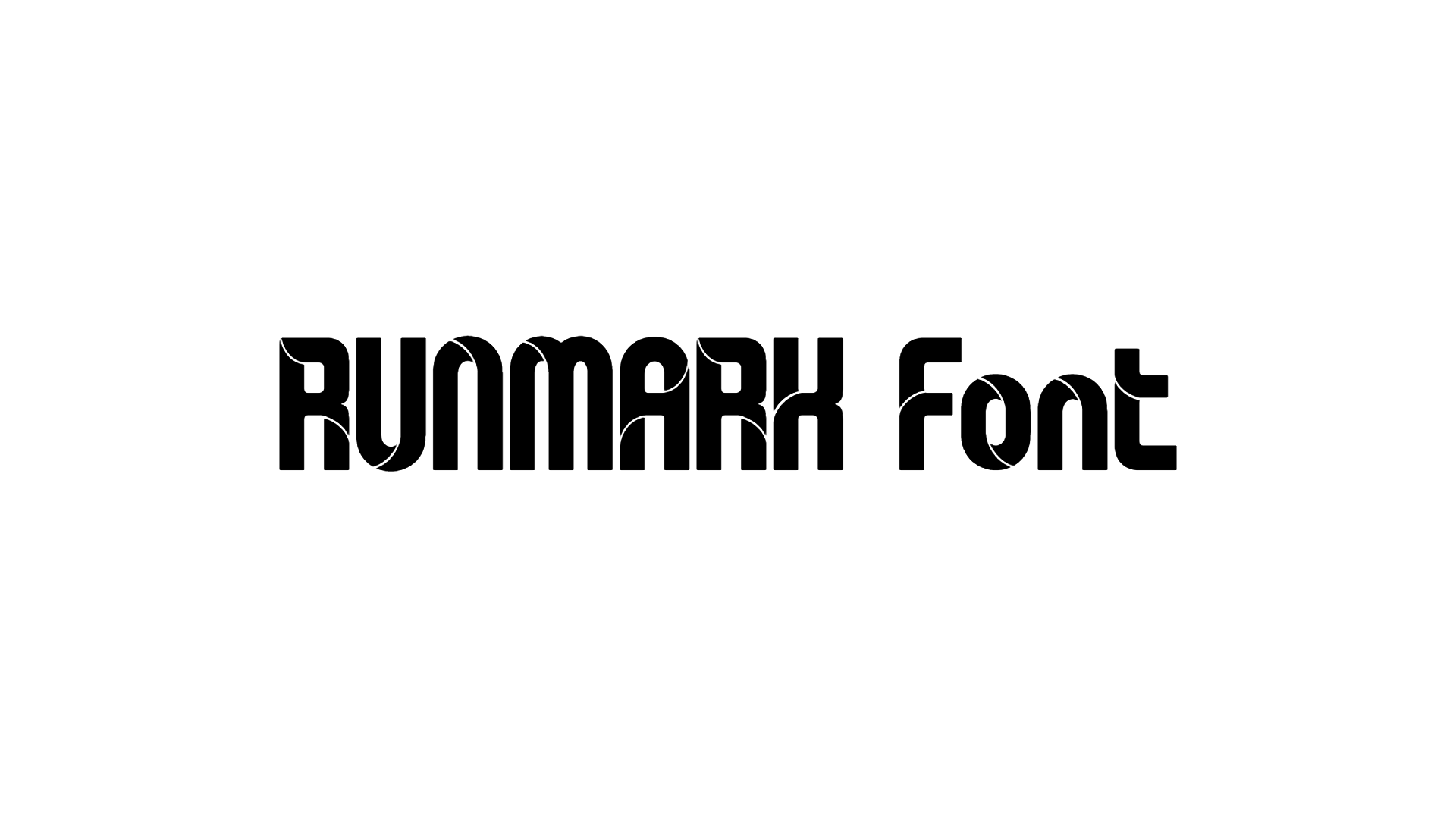 RUNMARK Font