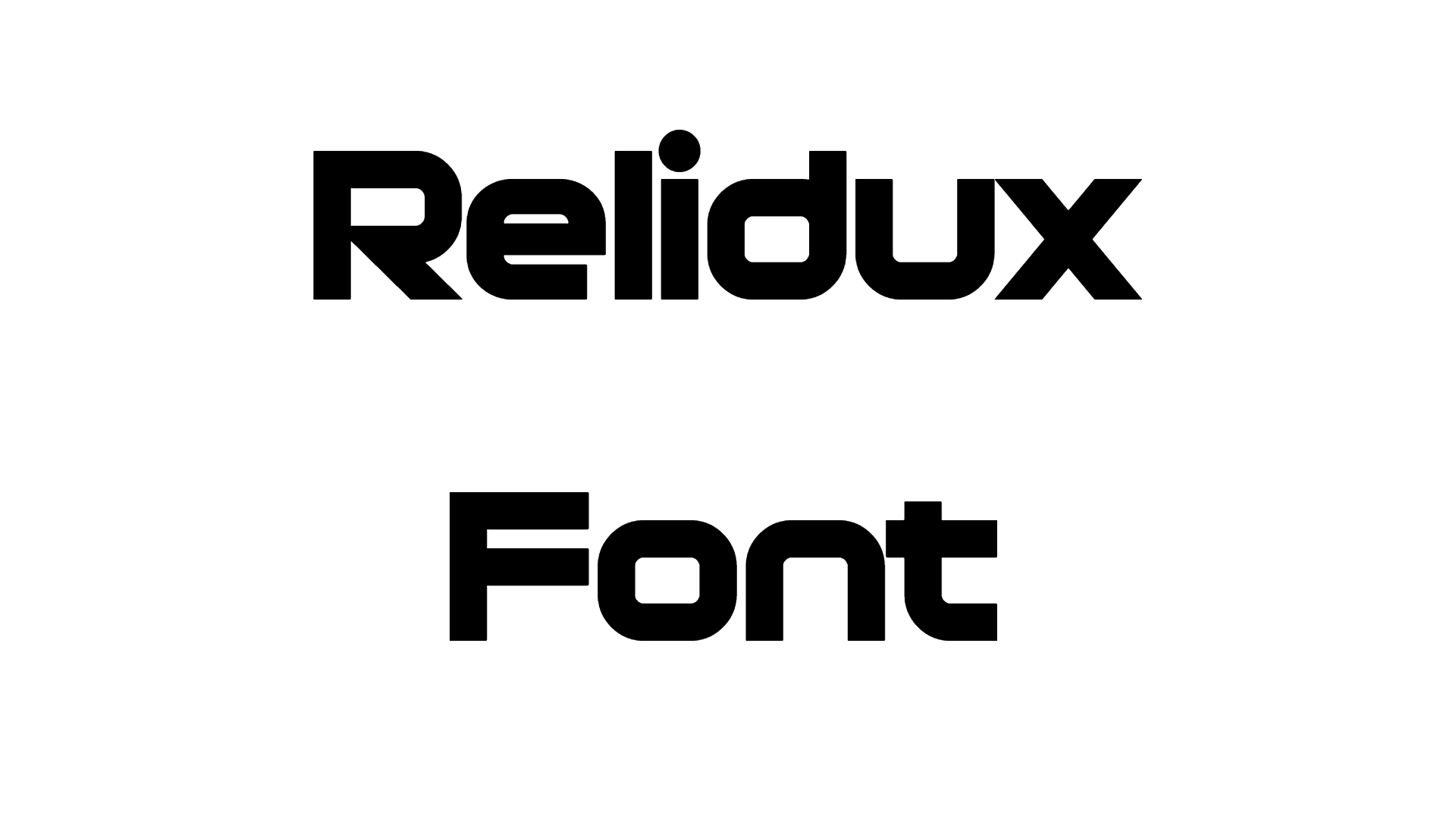 Relidux Font