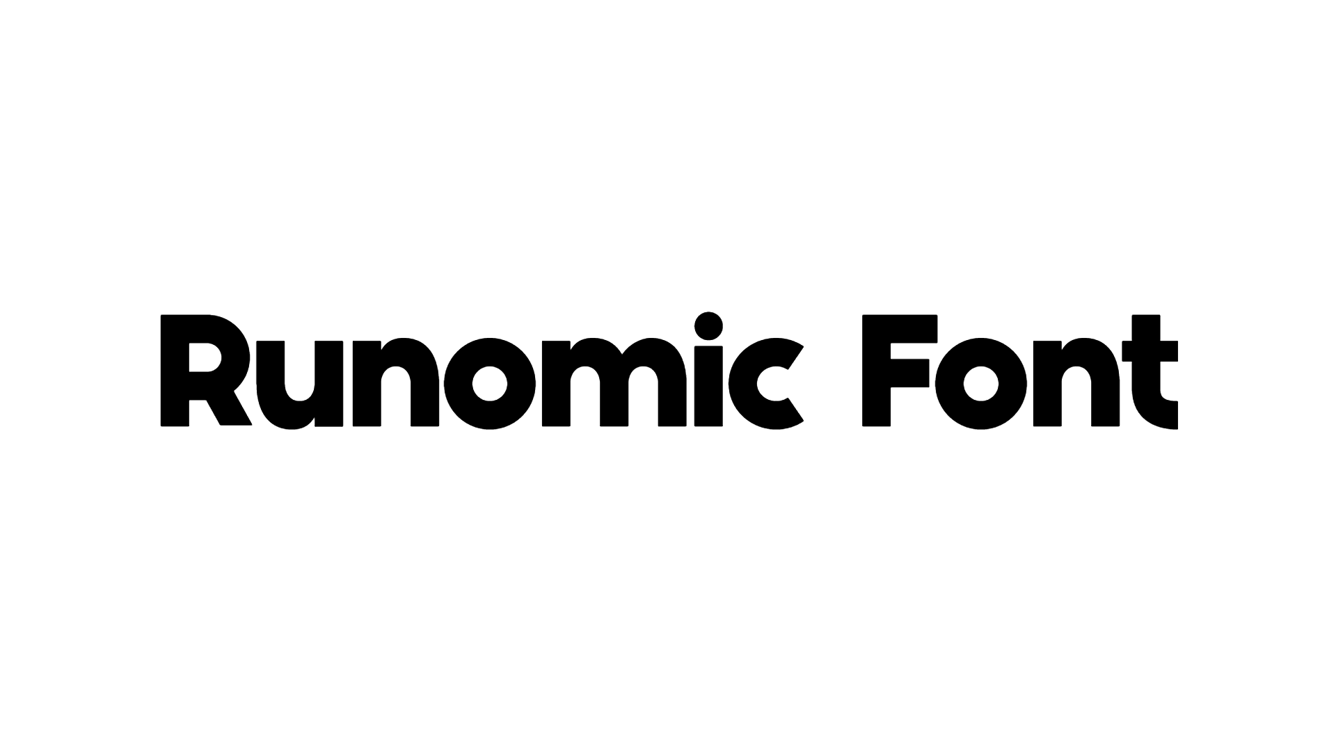 Runomic Font