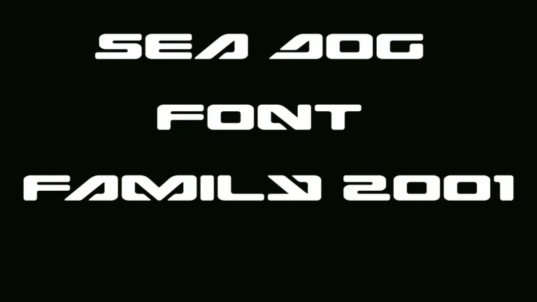Sea Dog Font Family 2001