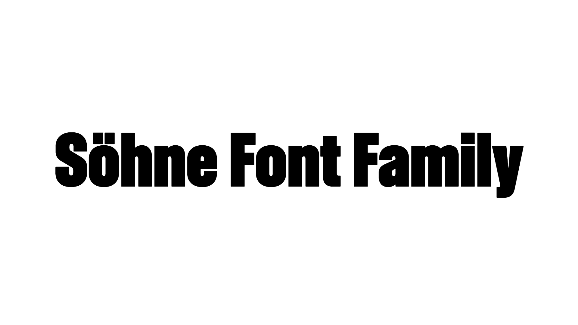 Söhne Font Family