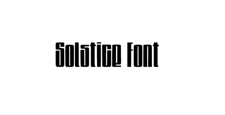 Solstice Font