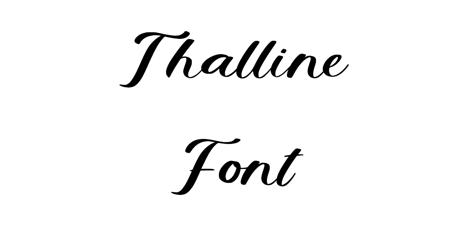 Thalline Font