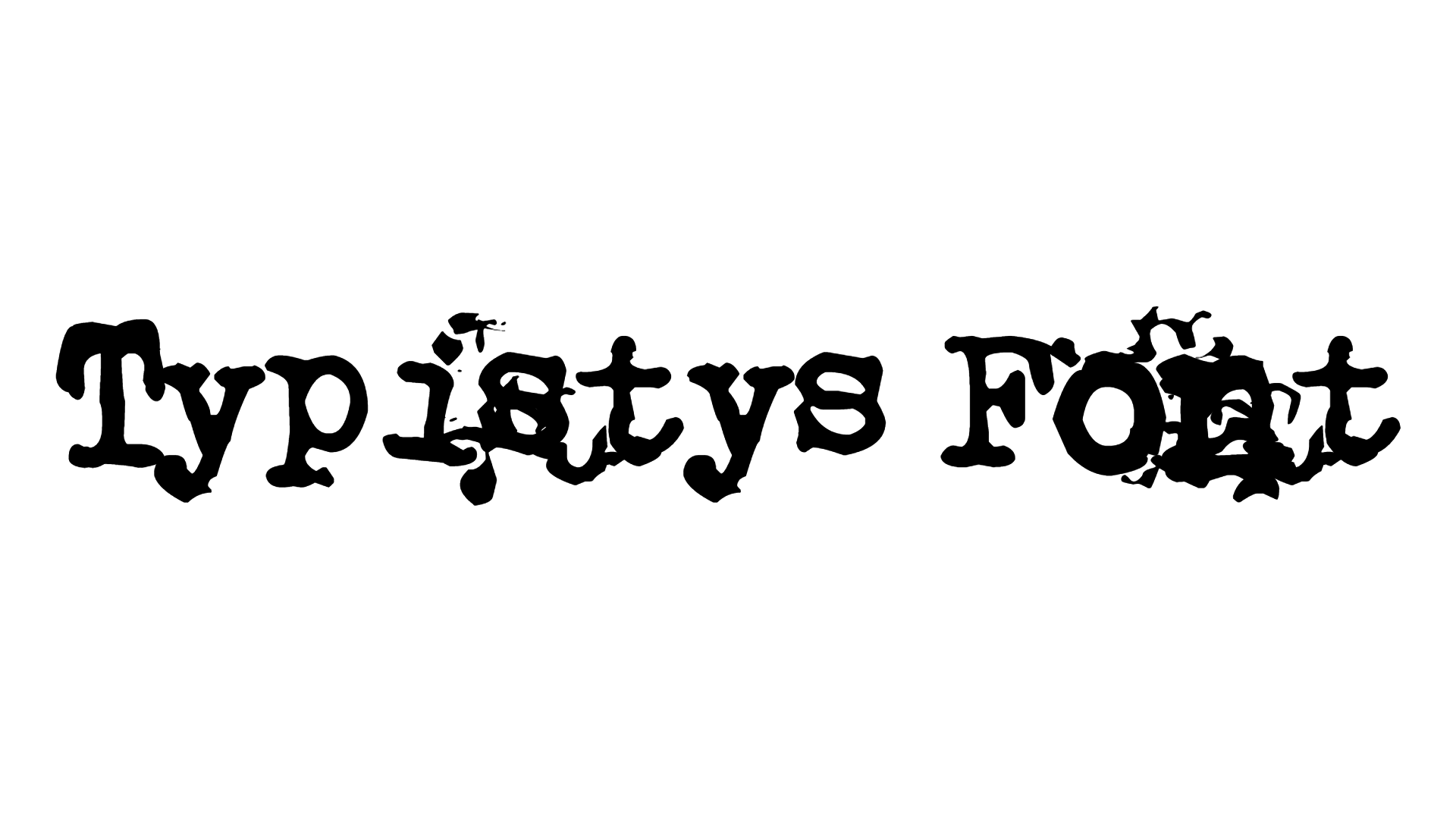 Typistys Font