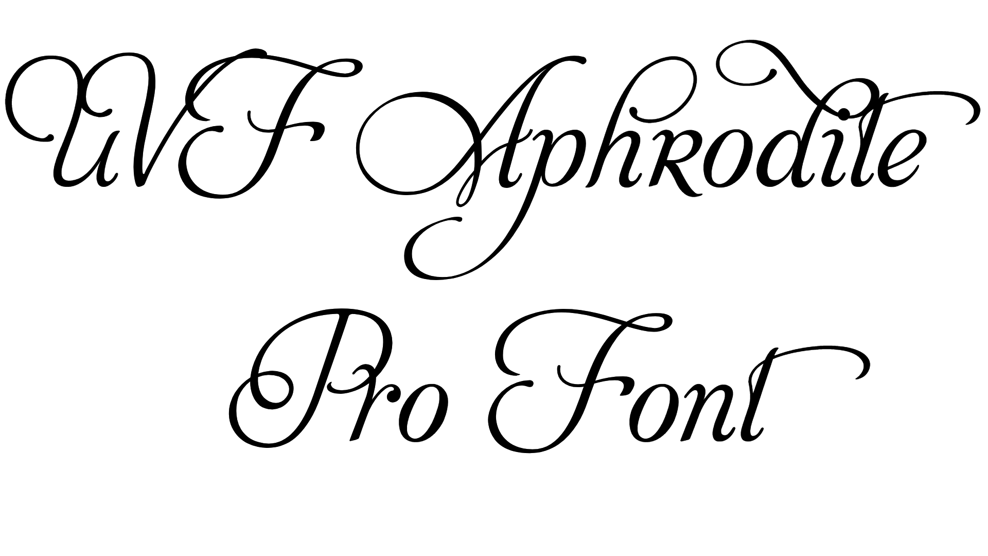 UVF Aphrodite Pro Font