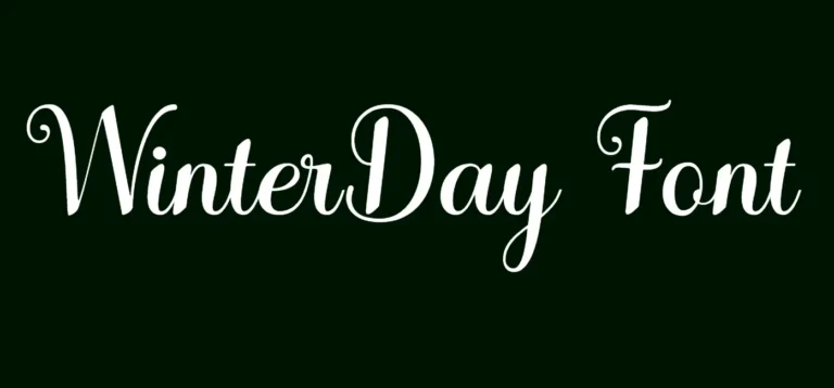 WinterDay Font