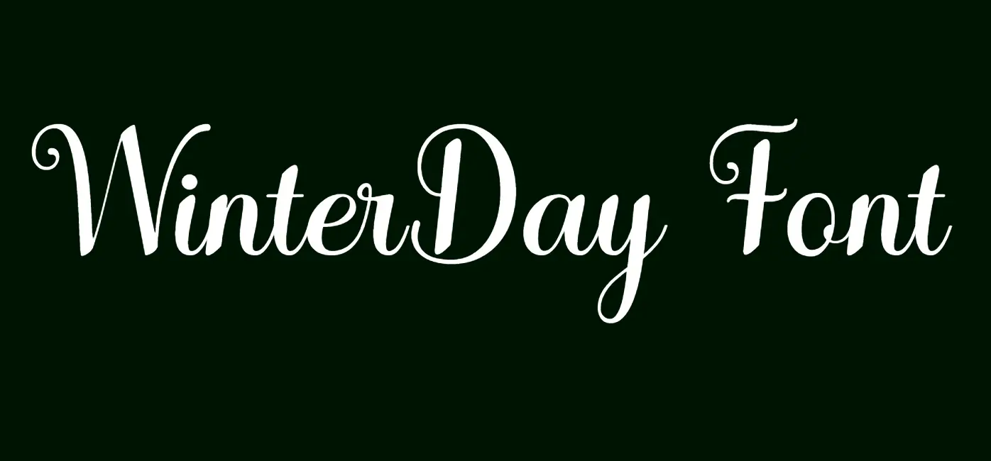 WinterDay Font