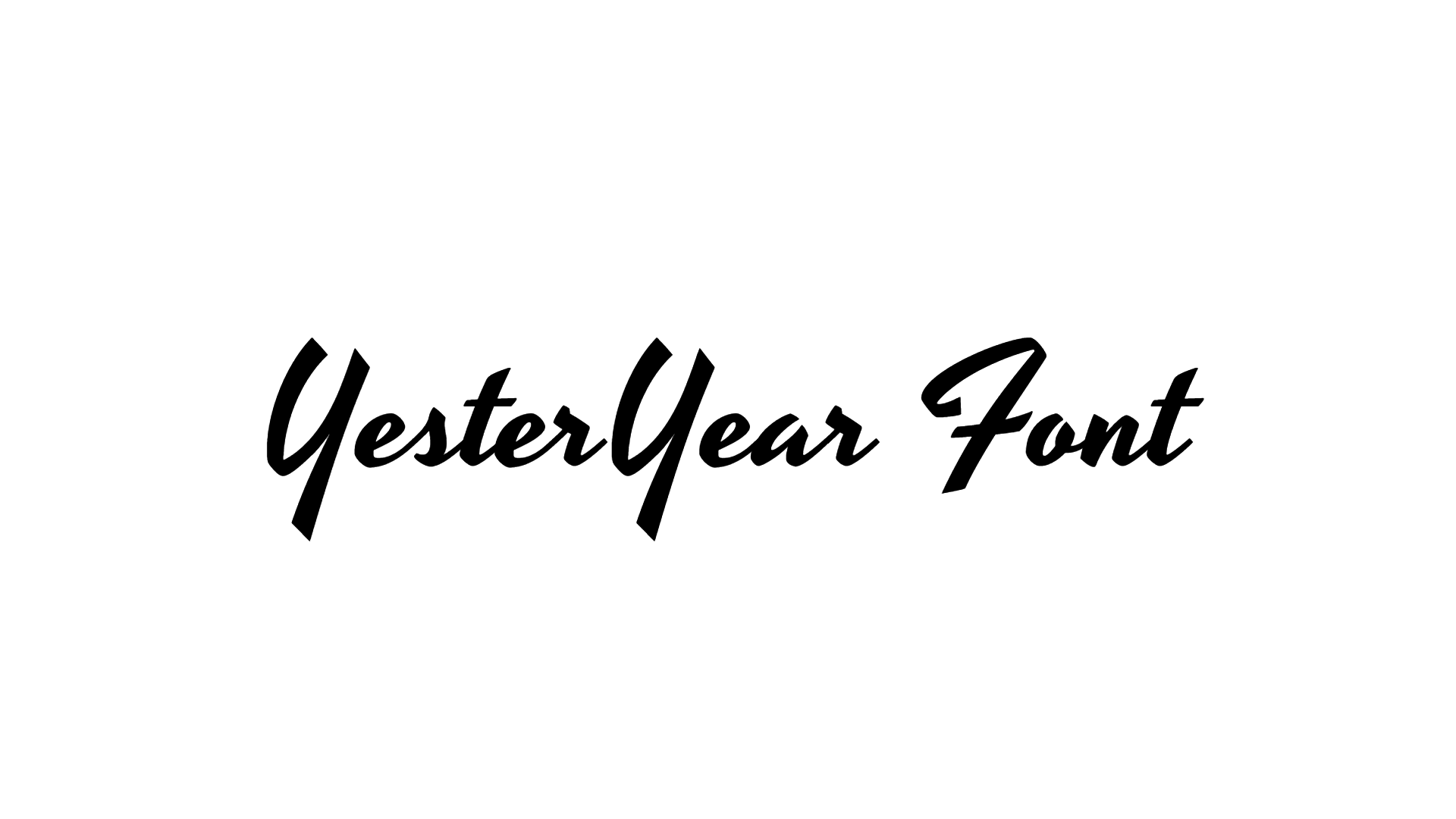 YesterYear Font