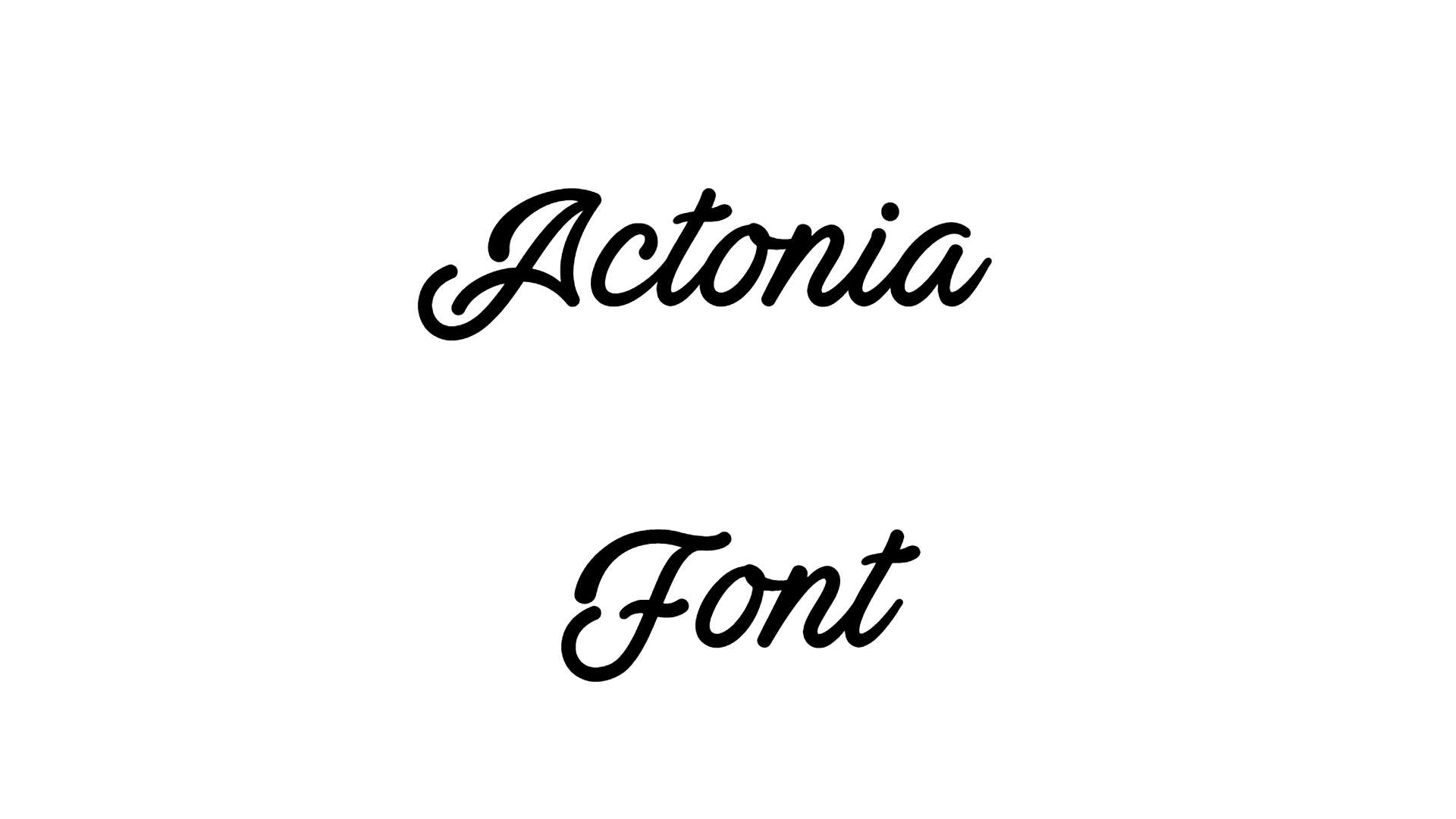 Actonia Font download