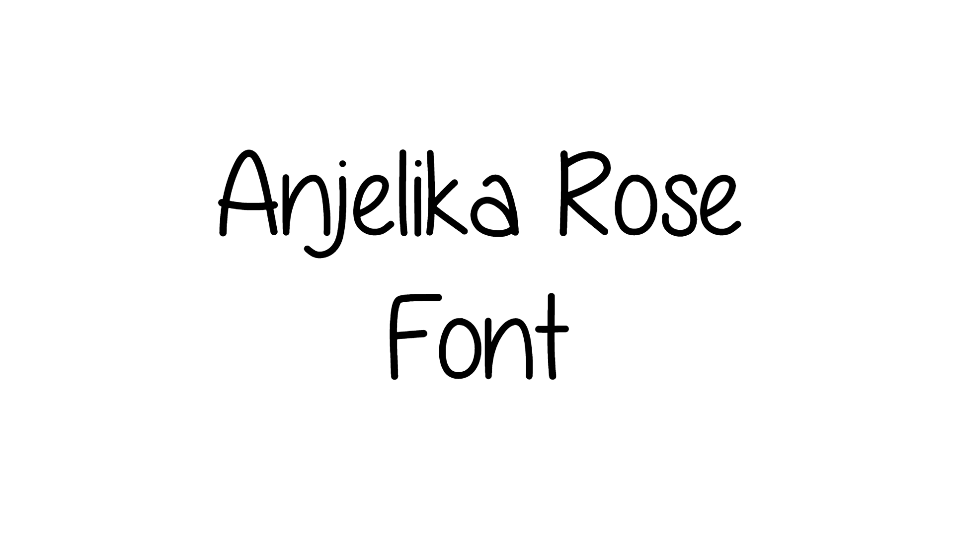 Anjelika Rose Font
